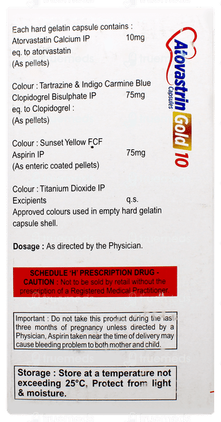 Atovastrin Gold 10 Capsule 15