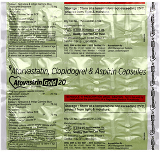 Atovastrin Gold 20 Capsule 15