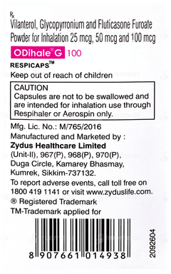 Odihale G 100 Respicaps 30