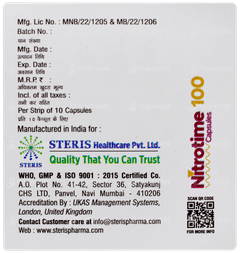 Nitrotime 100 Capsule 10