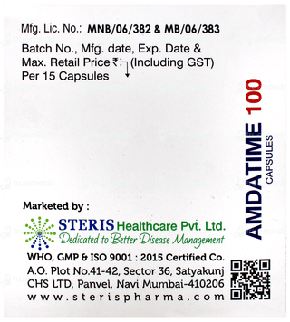 Amdatime 100 Capsule 15