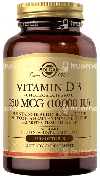 Solgar Vitamin D3 10000Iu Softgel 120