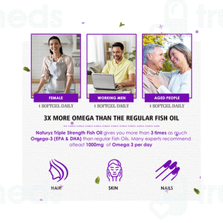 Naturyz Triple Strength Omega 3 Fish Oil Capsule 50