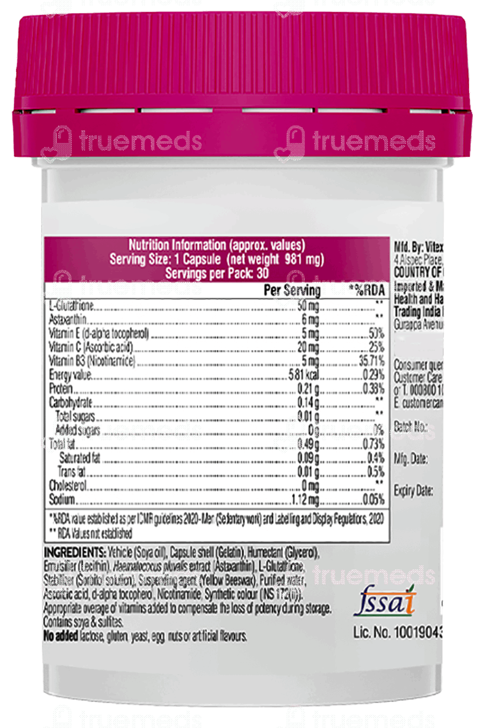 glutathione swisse Buy Swisse Glutathione Tablets With Astaxanthin, Vitamin Nicotinamide For  Healthy Skin (30 Capsules) Online - Price @ ₹1104 | Instant Delivery
