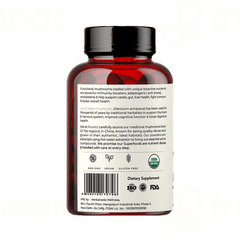 Rooted Active Naturals Lions Mane Organic Mushroom Extract Capsule 90