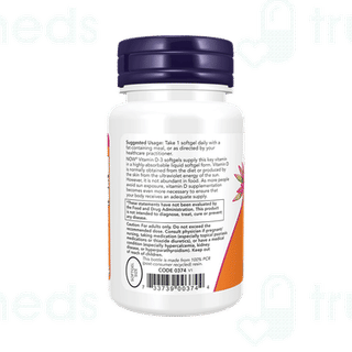 Now Vitamin D 3 5000iu Softgel 120