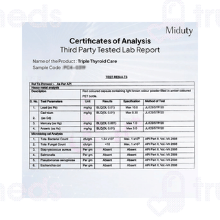 Miduty Triple Thyroid Care Capsule 60