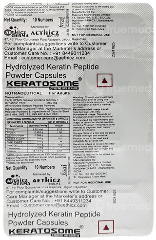 Keratosome Capsule 10