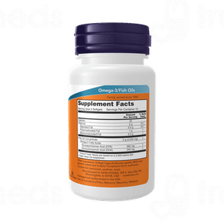 Now Molecularly Distilled Omega 3 Capsule 100