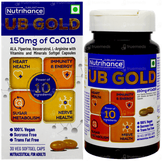 Jubilant Nutrihance Ub Gold Sucrose Free Veg Capsule 30