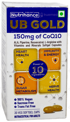 Jubilant Nutrihance Ub Gold Sucrose Free Veg Capsule 30