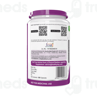 Healthy Hey Nutrition Natural Vitamin K2 Mk 7 Capsule 120