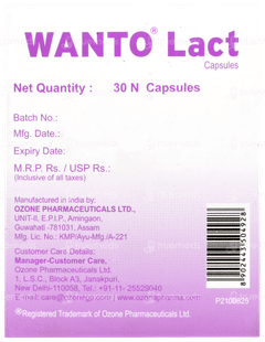 Wanto Lact Capsule 30 Wanto Lact Capsule 30