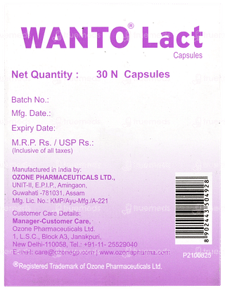 Wanto Lact Capsule 30