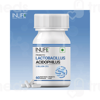 Inlife Probiotic Lactobacillus Acidophilus Vegetarian Capsule 60