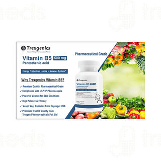 Trexgenics Vitamin B5 500mg Capsule 60
