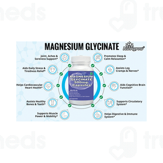 Nutrigrow Magnesium Glycinate 500mg Capsule 60