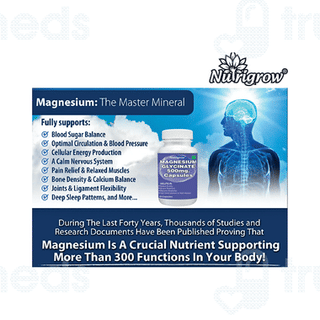 Nutrigrow Magnesium Glycinate 500mg Capsule 60