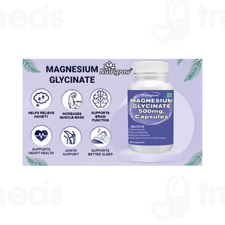 Nutrigrow Magnesium Glycinate 500mg Capsule 60