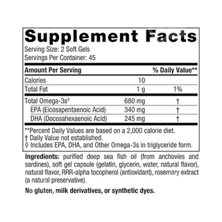 Nordic Naturals Ultimate Omega Junior 680mg Capsule 90