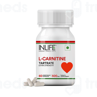 Inlife L Carnitine L Tartrate 500mg Vegetarian Capsule 60 - Uses, Side  Effects, Dosage, Price | Truemeds