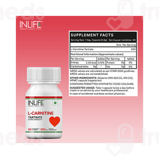 mct oil vs l carnitine L-Carnitine Tartrate (60 caps) by SFI Health Klaire Labs main image 0