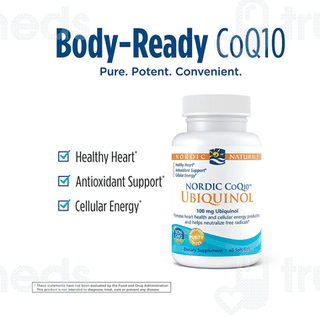 Nordic Naturals Coq10 Ubiquinol Capsule 60