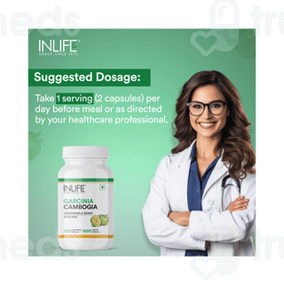 Inlife Garcinia Cambogia 1600mg Vegetarian Capsule 120
