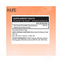 Inlife Black Seed Oil Capsule 60 Inlife Black Seed Oil Capsule 60