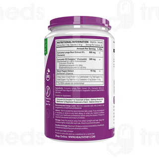 Healthy Hey Nutrition Curcumin + Bioperine Vegetable Capsule 90