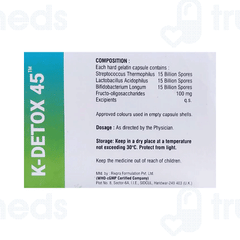 K Detox 45 Capsule 10 K Detox 45 Capsule 10