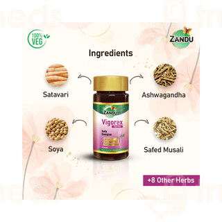 Zandu Vigorex For Her Capsule 60