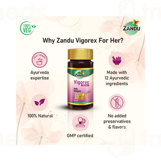 Zandu Vigorex For Her Capsule 60