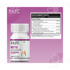 Inlife Keto Slimming Vegetarian Capsule 90