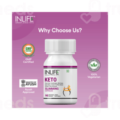 Inlife Keto Slimming Vegetarian Capsule 90