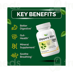 Biotrex Slippery Elm 400mg Capsule 60
