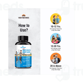 Varey Botanics Advanced Height Growth Height Gainer Capsule 60