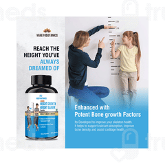 Varey Botanics Advanced Height Growth Height Gainer Capsule 60