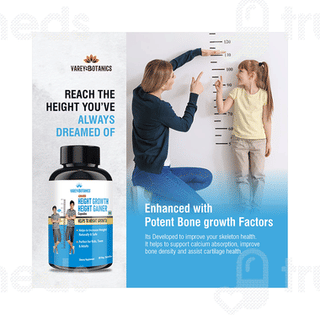 Varey Botanics Advanced Height Growth Height Gainer Capsule 60