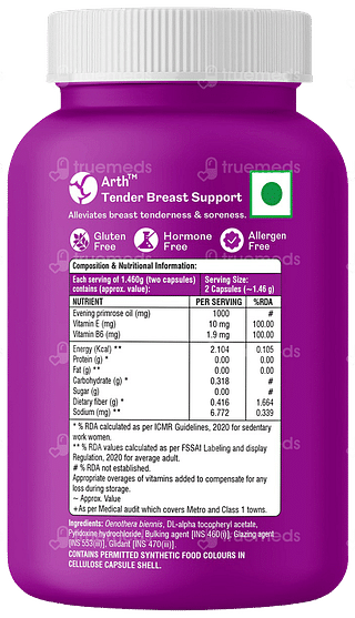 Arth Tender Breast Support Capsule 60