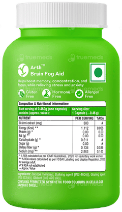 Arth Brain Fog Aid Capsule 30