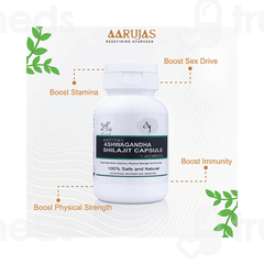 Aarujas Ashwagandha Shilajit Capsule 60