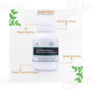Aarujas Ashwagandha Shilajit Capsule 60