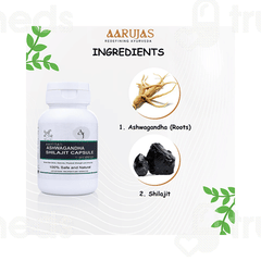 Aarujas Ashwagandha Shilajit Capsule 60