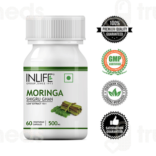 Inlife Moringa 500mg Vegetarian Capsule 60
