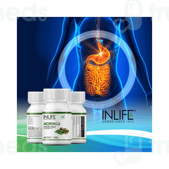 Inlife Moringa 500mg Vegetarian Capsule 60