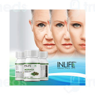 Inlife Moringa 500mg Vegetarian Capsule 60