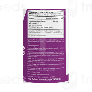 Healthy Hey Nutrition Milk Thistle Extract Capsule 120