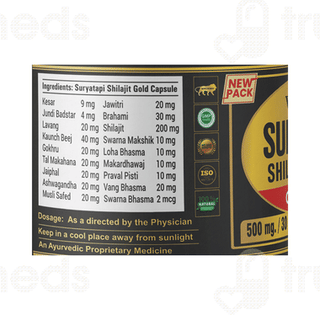 Vaidban Suryatapi Shilajit Gold Capsule 30