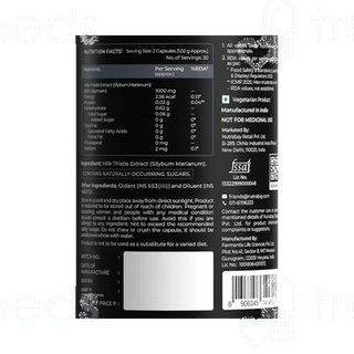 Nutrabay Wellness Milk Thistle Extract Capsule 60